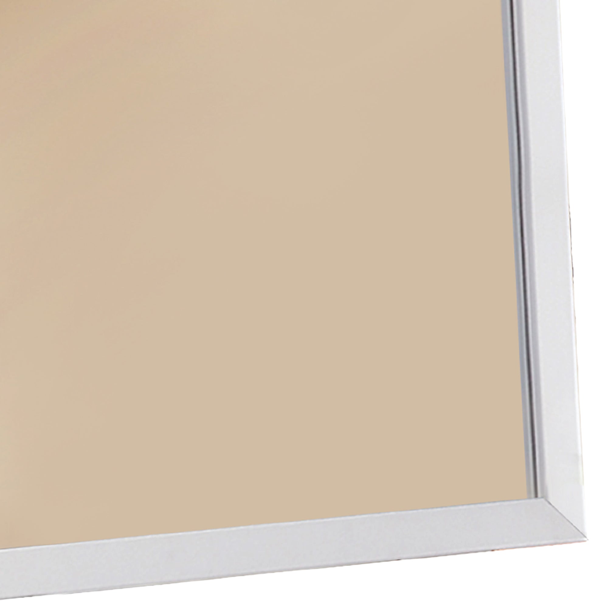 Mirror With Pine Wood Framing White-zoom-3