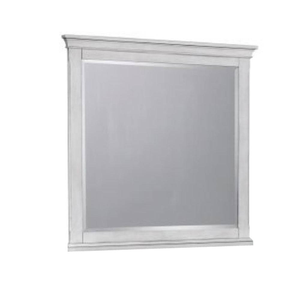 Country Dresser Mirror White-zoom-1