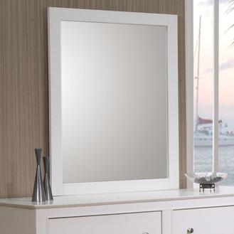 Fine Lined Transitional Mirror White
