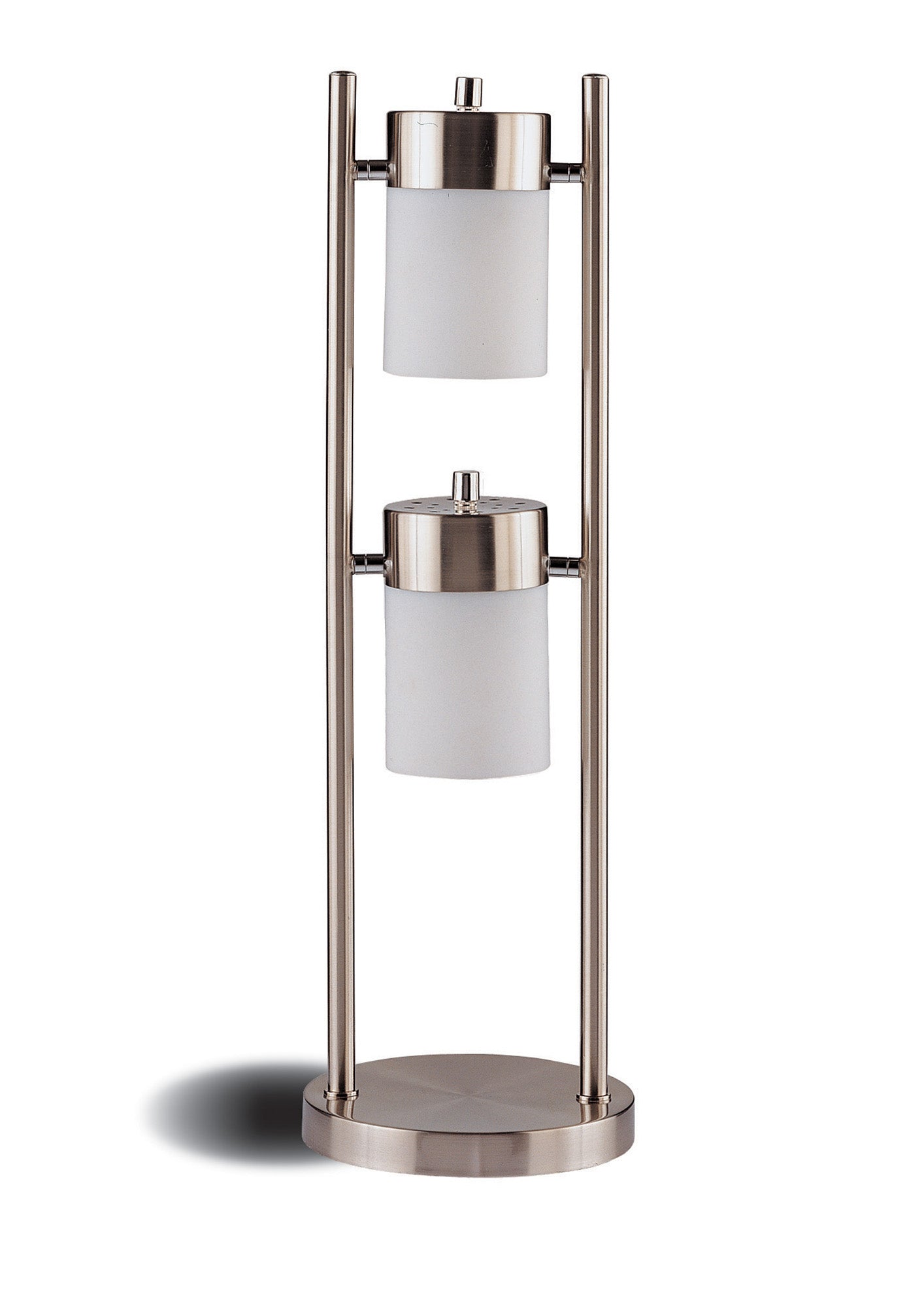 Sheeny And Shinny Metal Table Lamp Silver