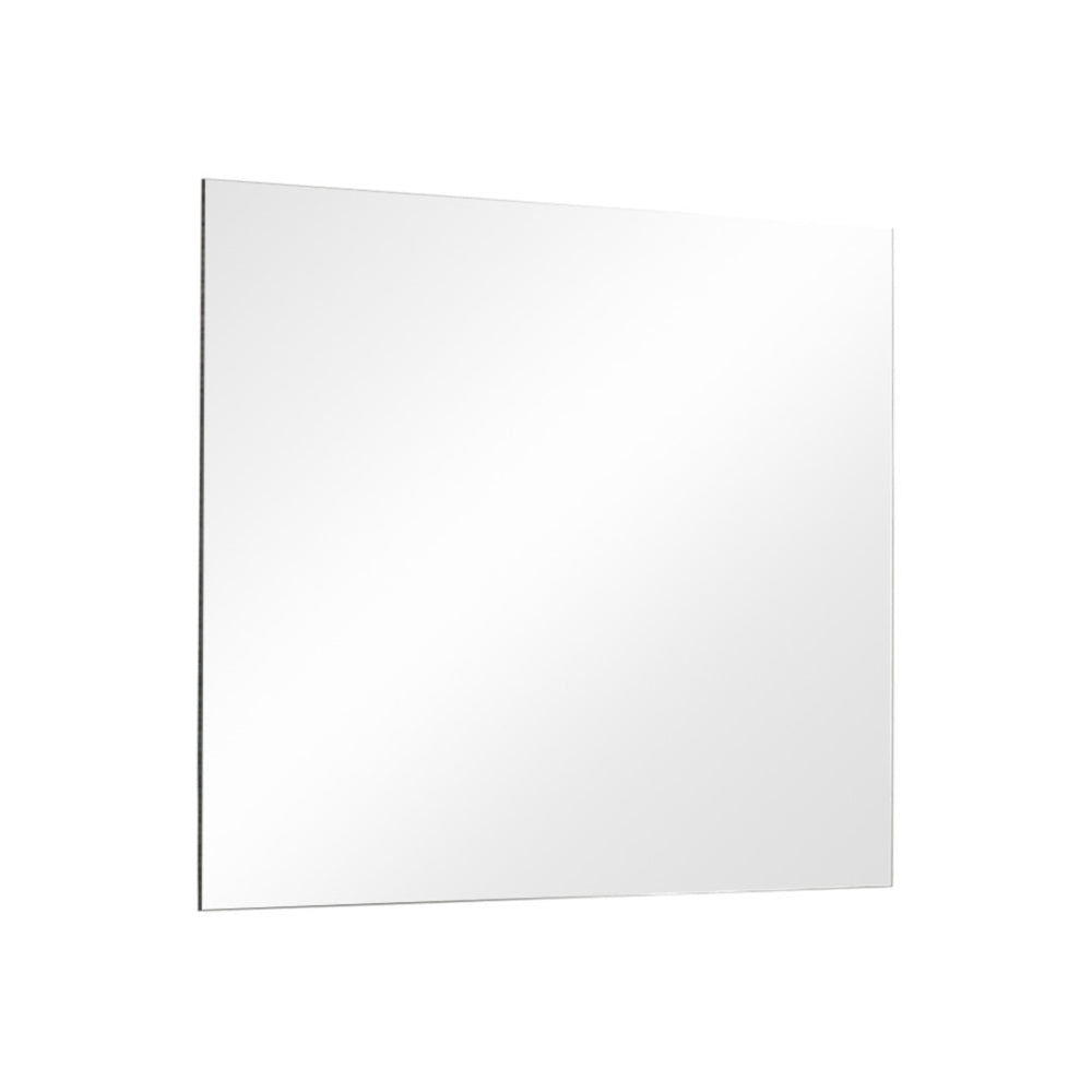 Modern High Gloss Frameless Wall Mirror Clear