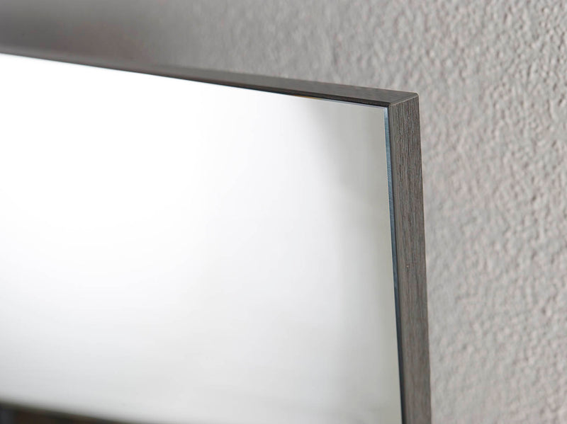 Modern High Gloss Frameless Wall Mirror Clear-zoom-