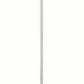 61 Inch Modern Floor Lamp Tiered Hanging Crystals Metal Silver