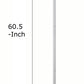 61 Inch Modern Floor Lamp Tiered Hanging Crystals Metal Silver