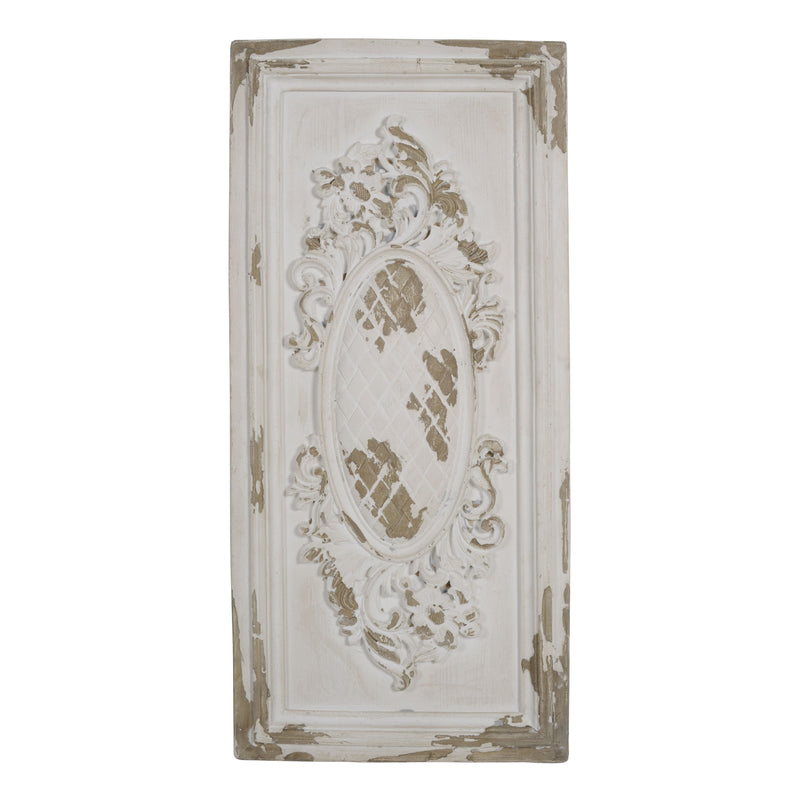 Traditional Style Decorative Wall Panel White And Brown-zoom-