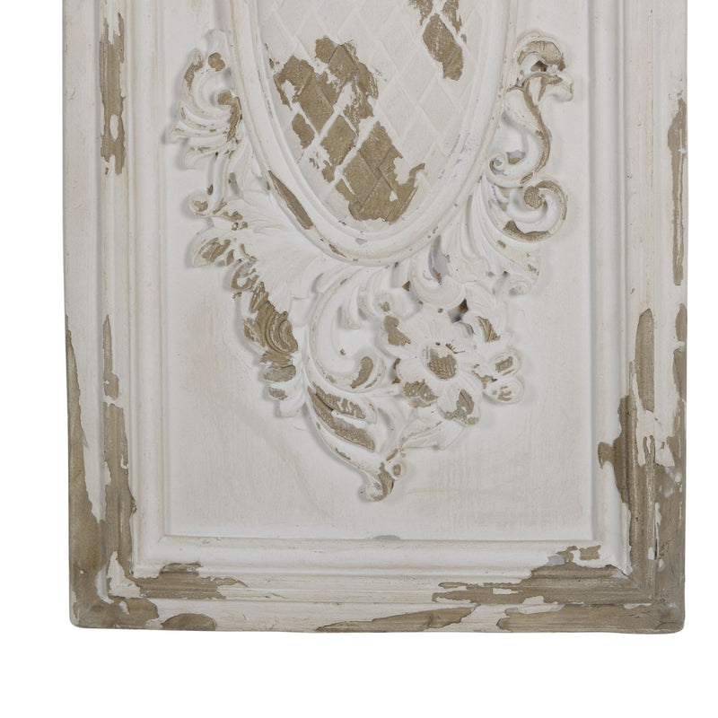 Traditional Style Decorative Wall Panel White And Brown-zoom-