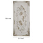 Traditional Style Decorative Wall Panel White And Brown