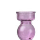 Glass Pillar Tealight Candle Holders Set Of 4 Multicolor