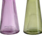 Glass Pillar Tealight Candle Holders Set Of 4 Multicolor