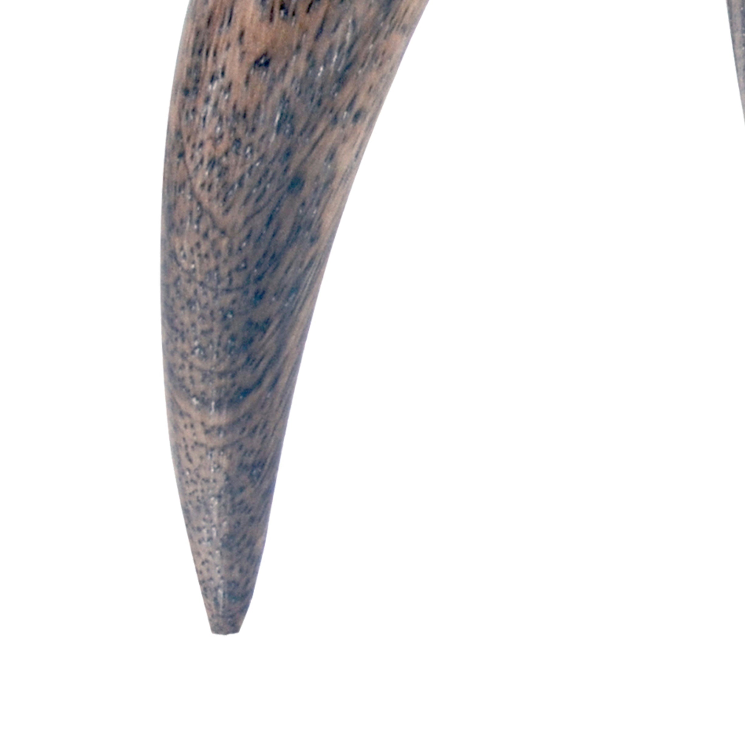 Wooden Antler Shaped Tripod Candlestick Holder Brown And Black-zoom-4