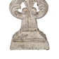 Cement And Sand Constructed Decorative Accent Sculpture White
