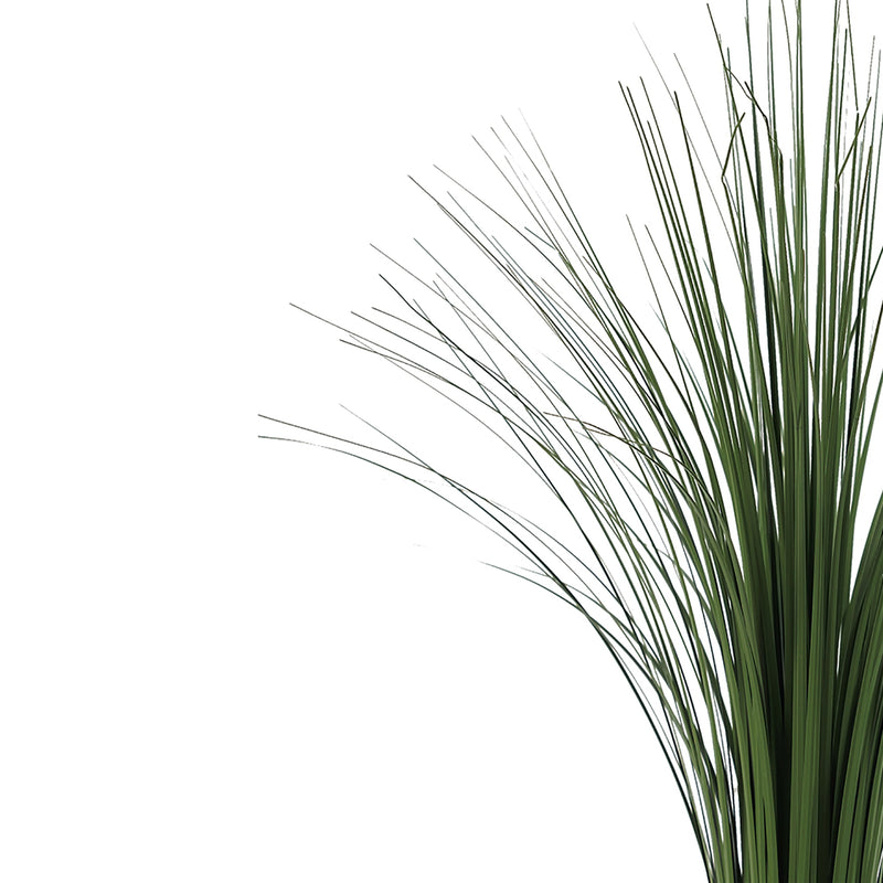Decorative Polyester Real Like Grass With Ornamental Pot Green-zoom-
