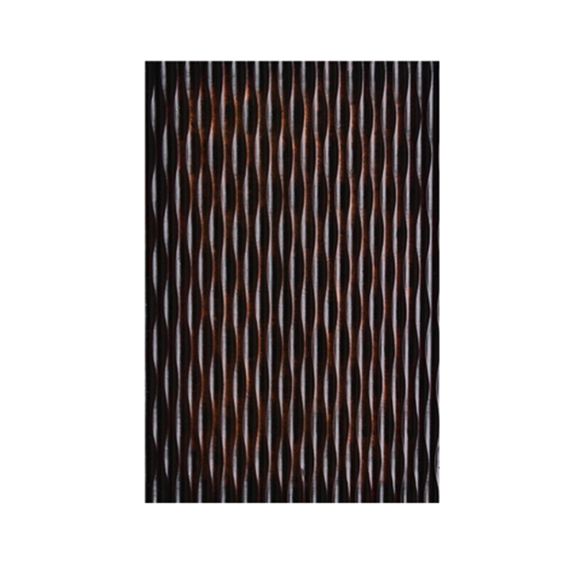 Modern Style Wooden Wall Decor With Wave Pattern Multicolor Set Of 4-zoom-2