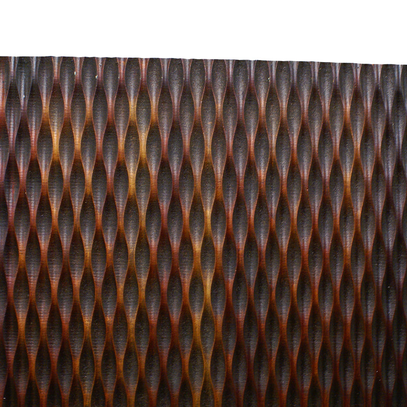 Modern Style Wooden Wall Decor With Patterned Carving Large Brown-zoom-
