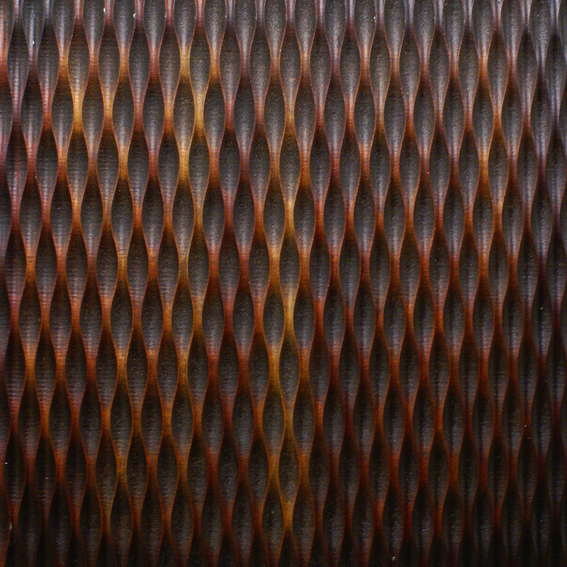 Modern Style Wooden Wall Decor With Patterned Carving Large Brown-zoom-