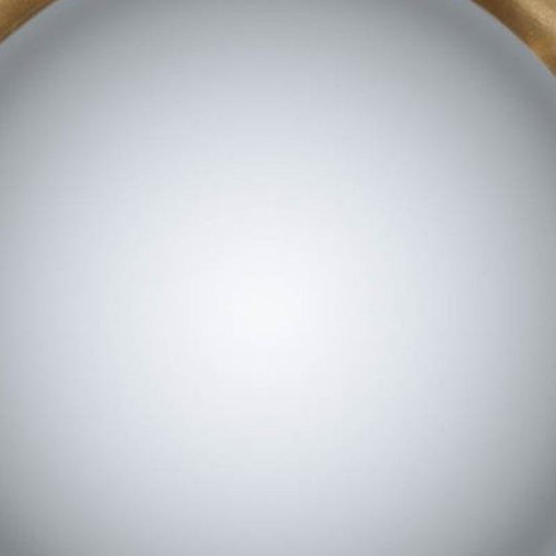 Modern Styled Round Mirror With Lustrous Frame And Leds Large Gold-zoom-