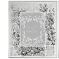 Modern Etched Wooden Photo Frames Large Set Of 4 Silver