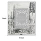 Modern Etched Wooden Photo Frames Large Set Of 4 Silver