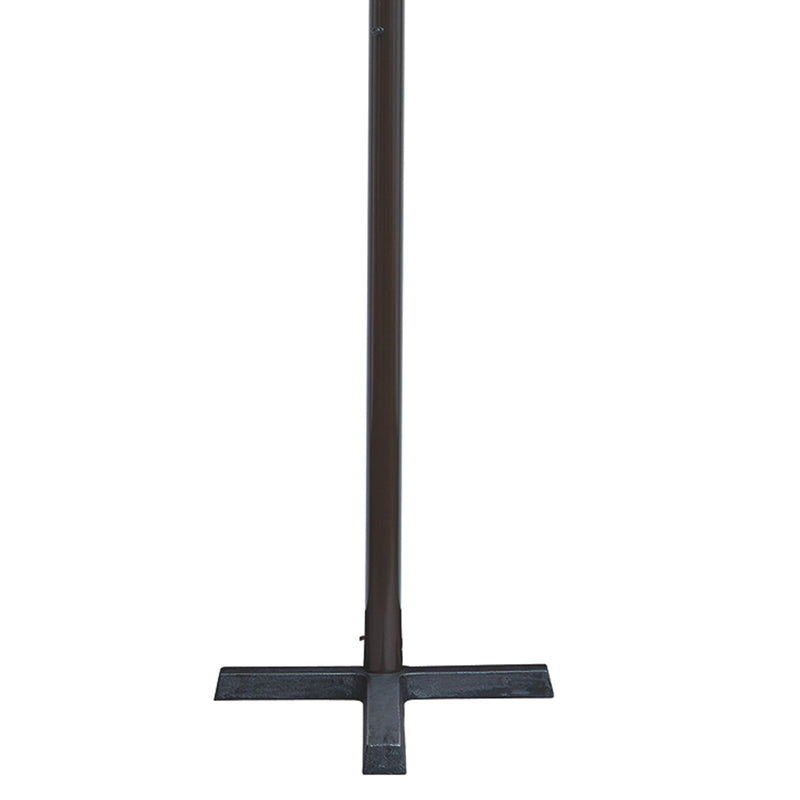 Metal Decorative Floor Lamp With Triad Of Bulbs Black-zoom-