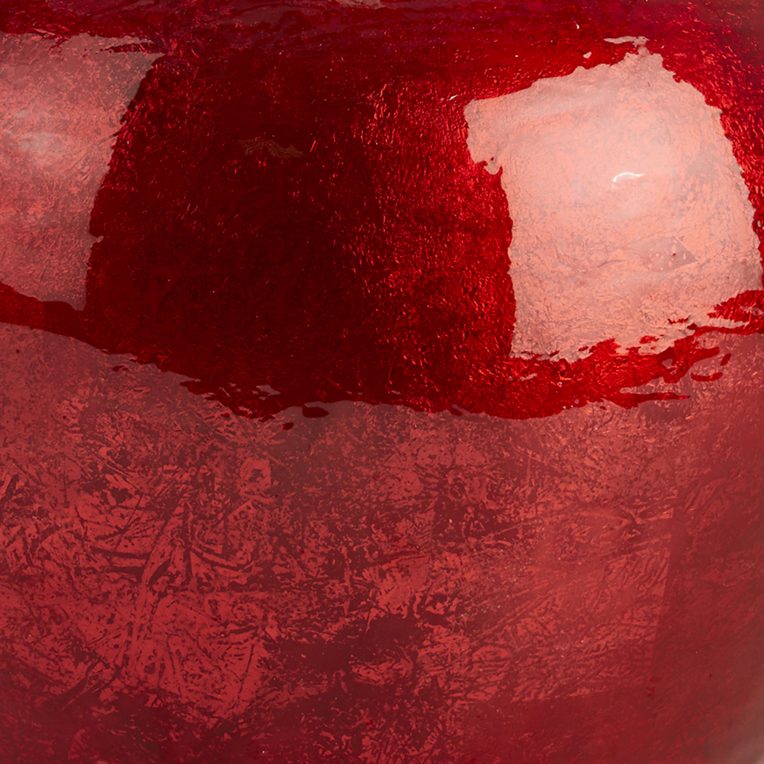 13 Inch Aluminum Apple Accent Decor With Branch And Leaf Red And Silver-zoom-3