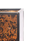 Cuboidal Metal And Glass Filigree Candleholder Black And Clear