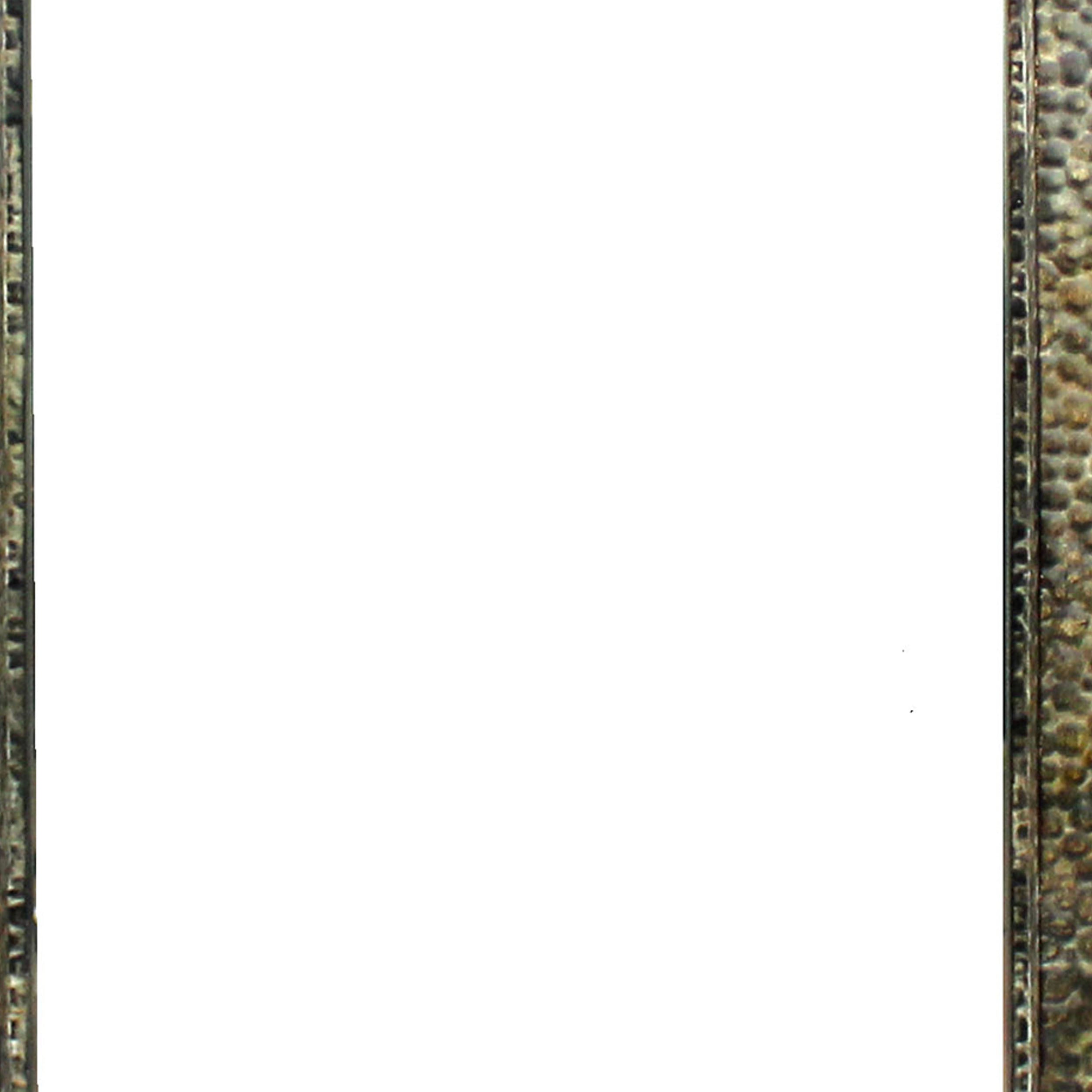 Rectangular Wall Mirror With Gravel Mosaic Border Brown-zoom-3