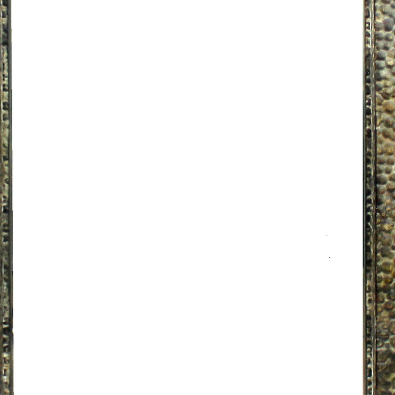 Rectangular Wall Mirror With Gravel Mosaic Border Brown-zoom-