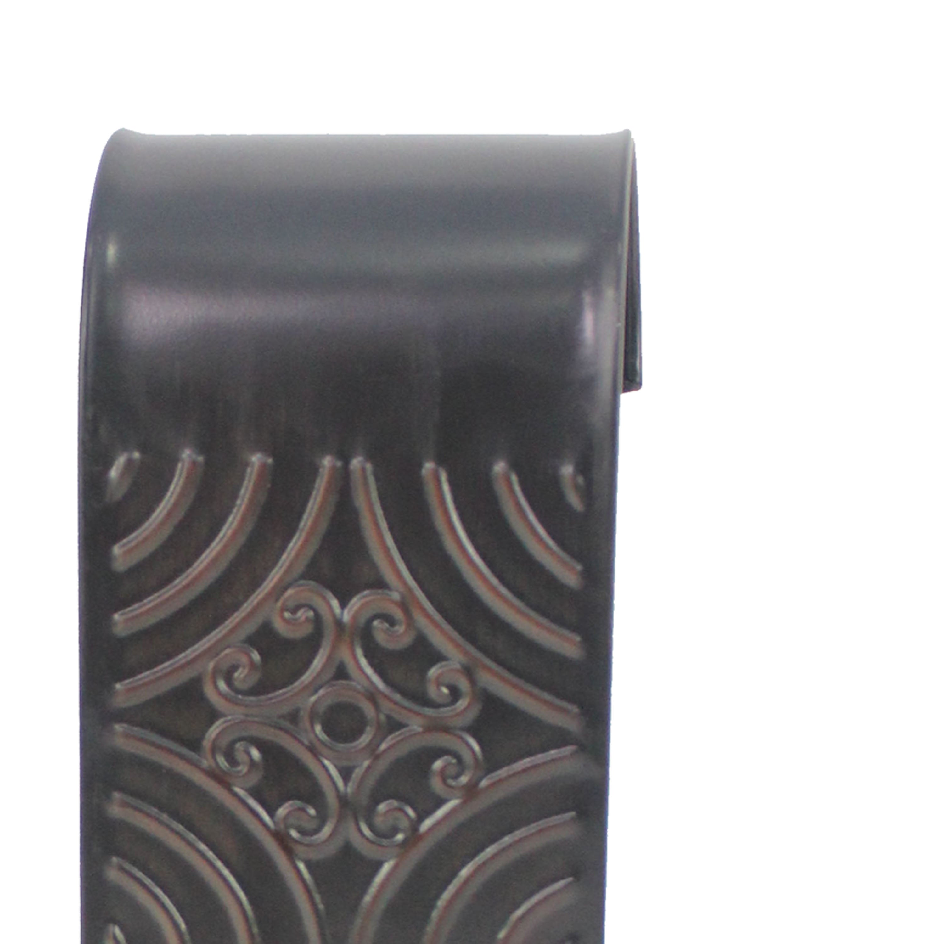 Metal Sconce Candle Holder With Embossed Intricate Carvings Bronze-zoom-2