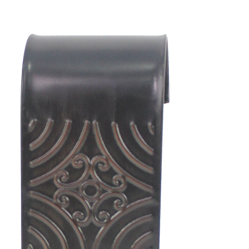 Metal Sconce Candle Holder With Embossed Intricate Carvings Bronze-zoom-