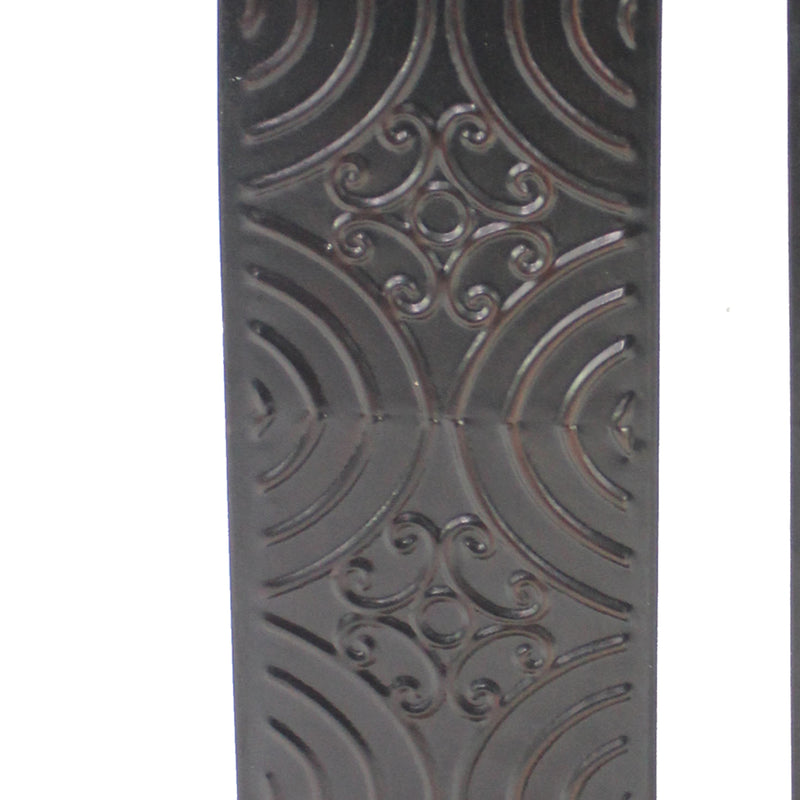 Metal Sconce Candle Holder With Embossed Intricate Carvings Bronze-zoom-