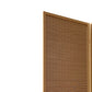 3 Panel Bamboo Shade Roll Room Divider, Natural Brown