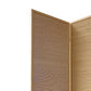 4 Panel Bamboo Shade Roll Room Divider, Natural Brown