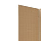 3 Panel Bamboo Shade Roll Room Divider, Beige