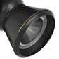 10W Integrated LED Metal Track Fixture with Cone Head Dark Black