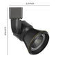 10W Integrated LED Metal Track Fixture with Cone Head Dark Black