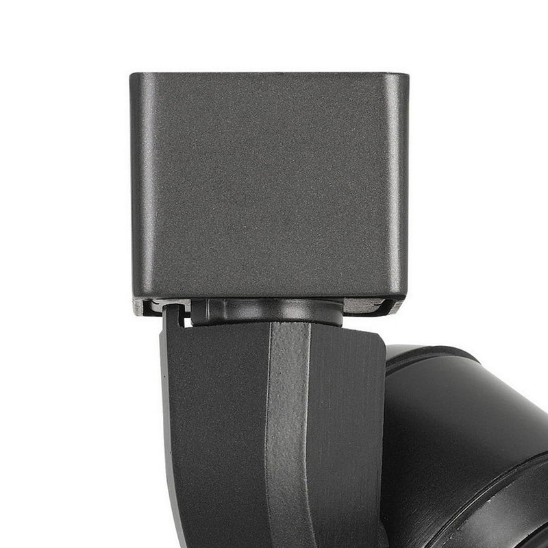 10W Integrated LED Metal Track Fixture with Cone Head Black and White-zoom-