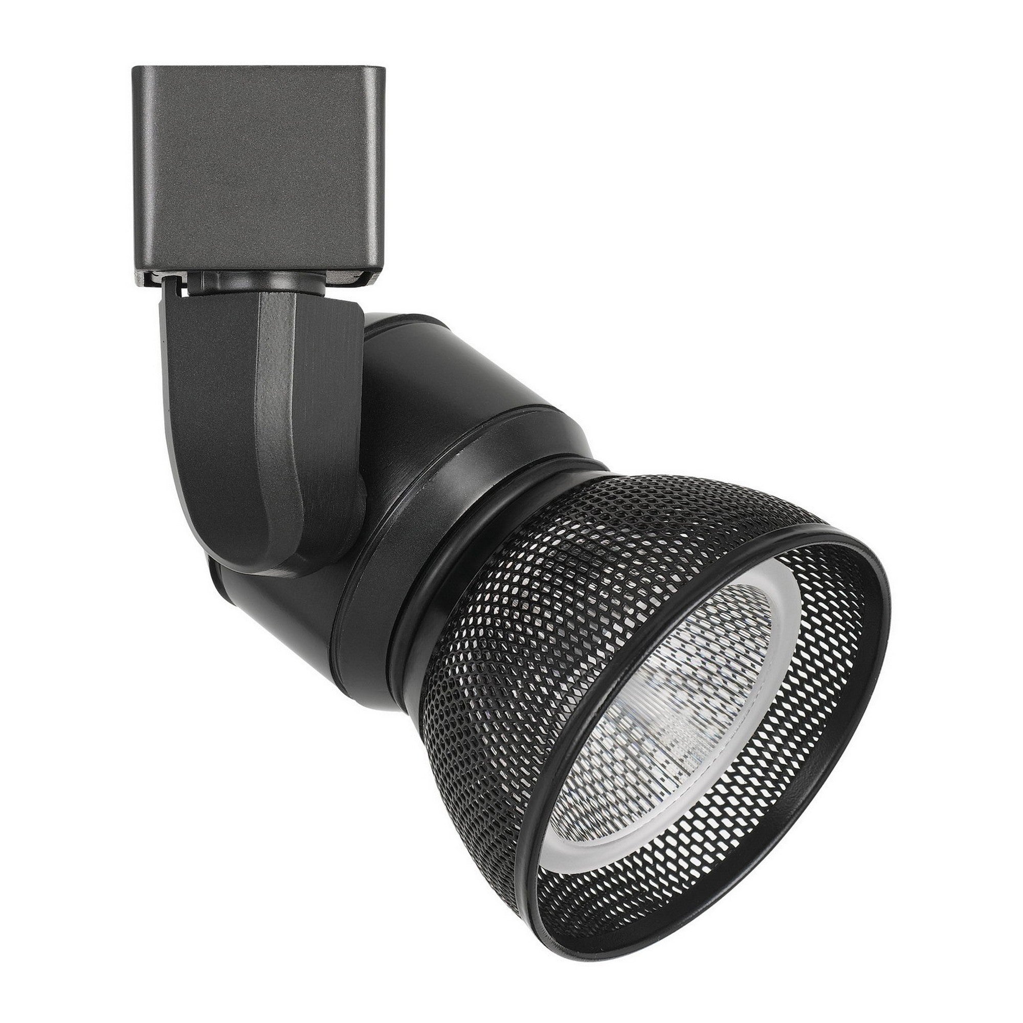 10W Integrated LED Metal Track Fixture with Mesh Head Black-zoom-1