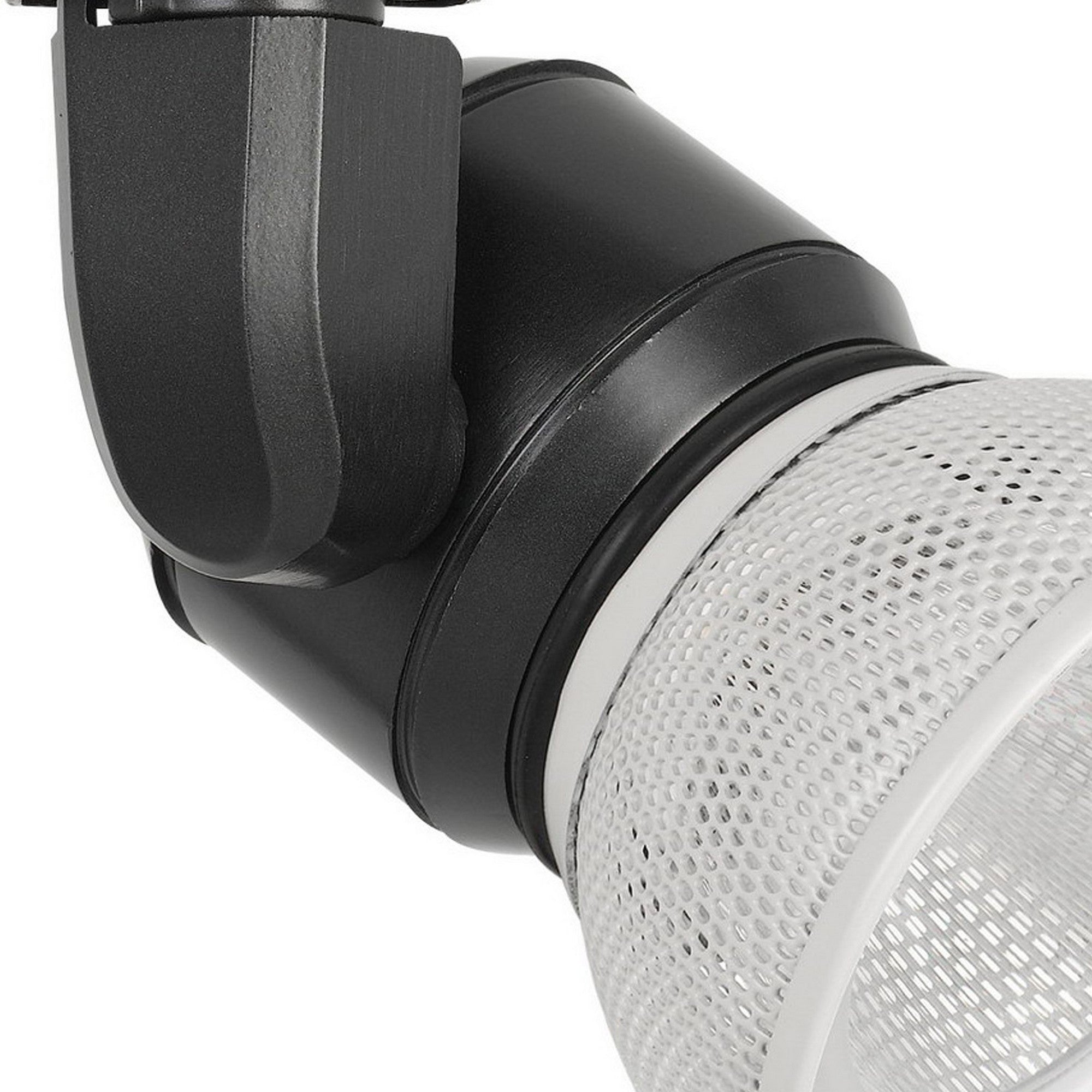 10W Integrated LED Metal Track Fixture with Mesh Head Black and White-zoom-3