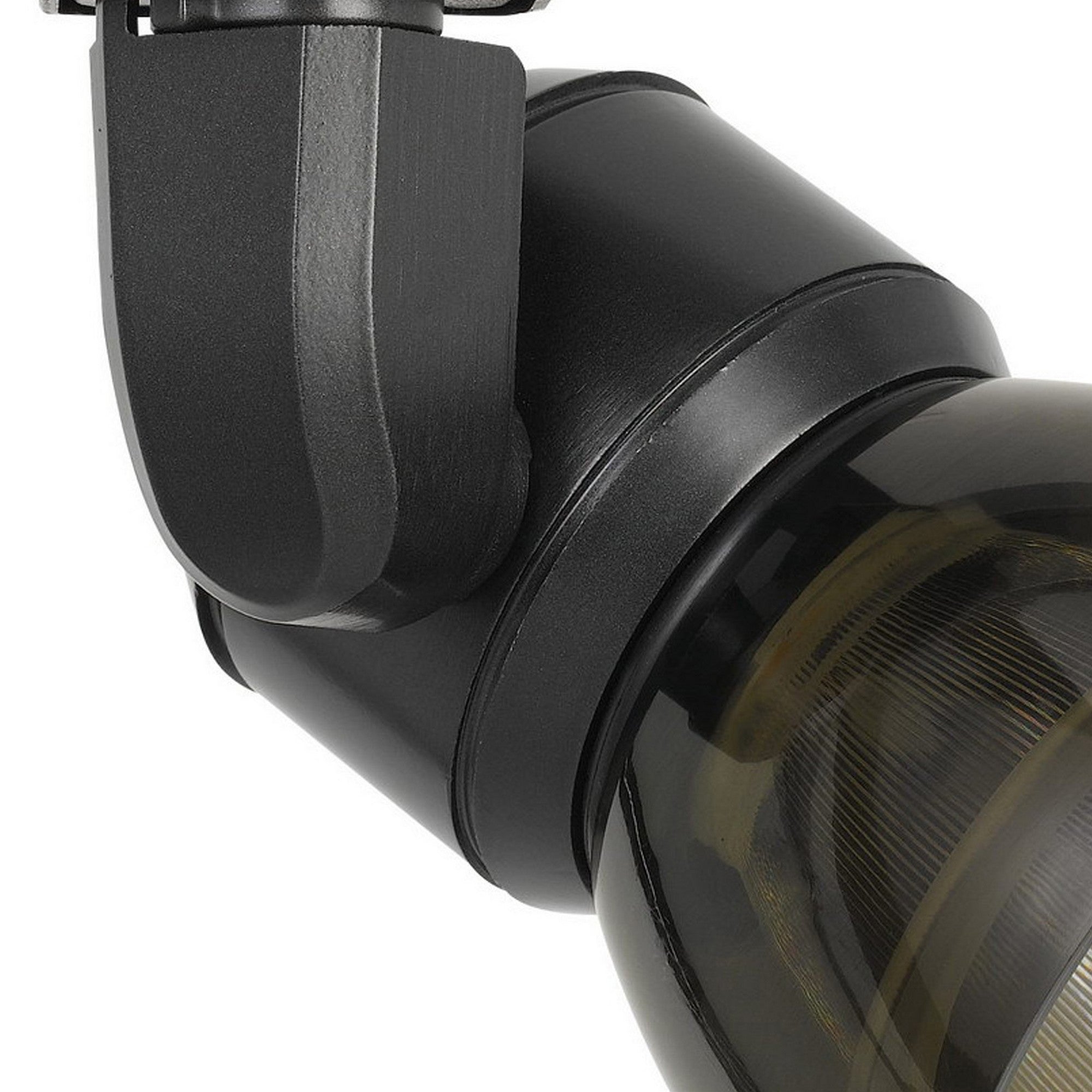 10W Integrated LED Track Fixture with Polycarbonate Head Black-zoom-3