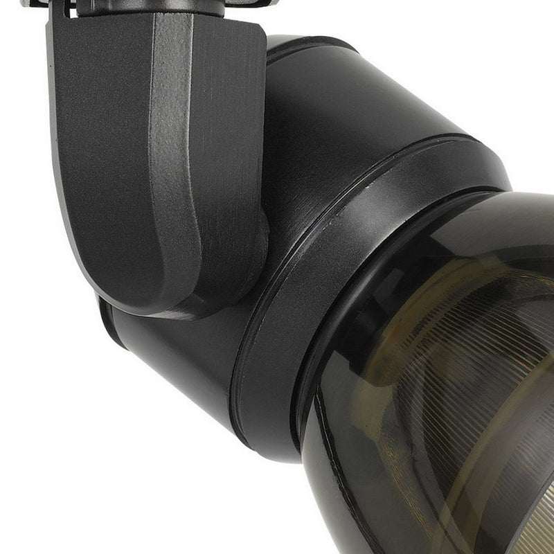 10W Integrated LED Track Fixture with Polycarbonate Head Black-zoom-