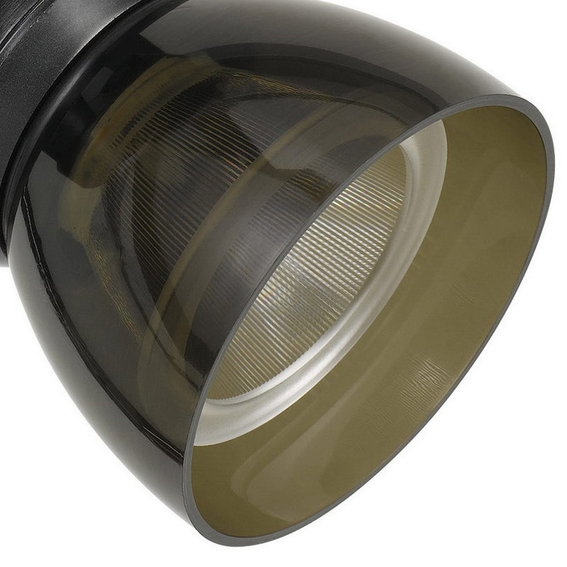 10W Integrated LED Track Fixture with Polycarbonate Head Black-zoom-