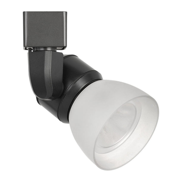 10W Integrated LED Track Fixture with Polycarbonate Head Black and White