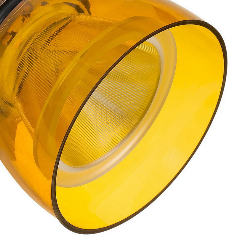 10W Integrated LED Track Fixture with Polycarbonate Head Bronze and Yellow-zoom-