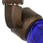 10W Integrated LED Track Fixture with Polycarbonate Head Bronze and Blue
