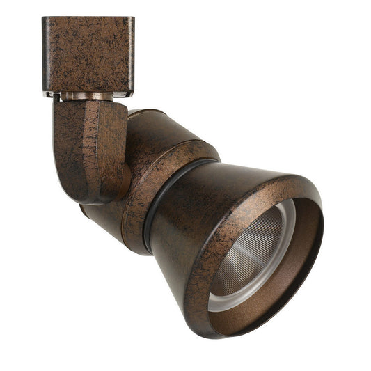 10W Integrated LED Metal Track Fixture with Cone Head Bronze