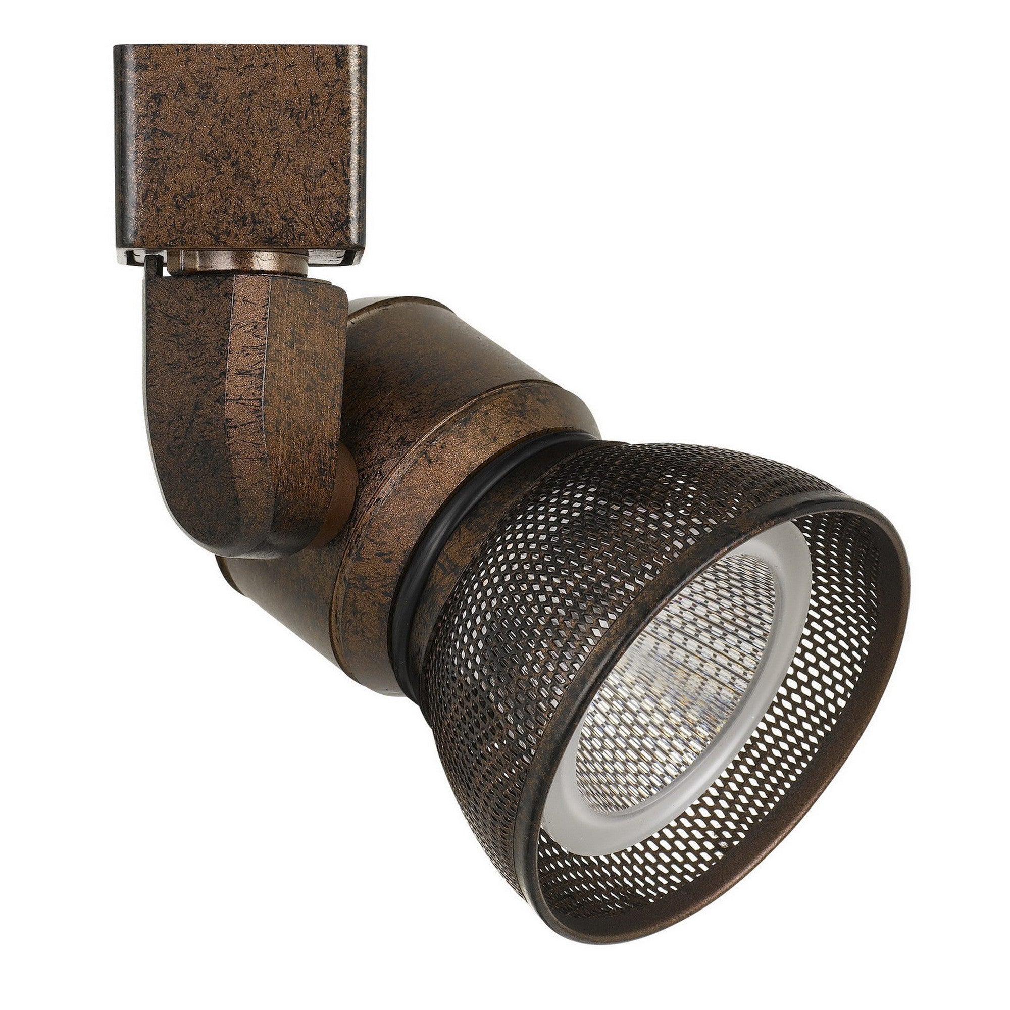10W Integrated LED Metal Track Fixture with Mesh Head Bronze-zoom-1