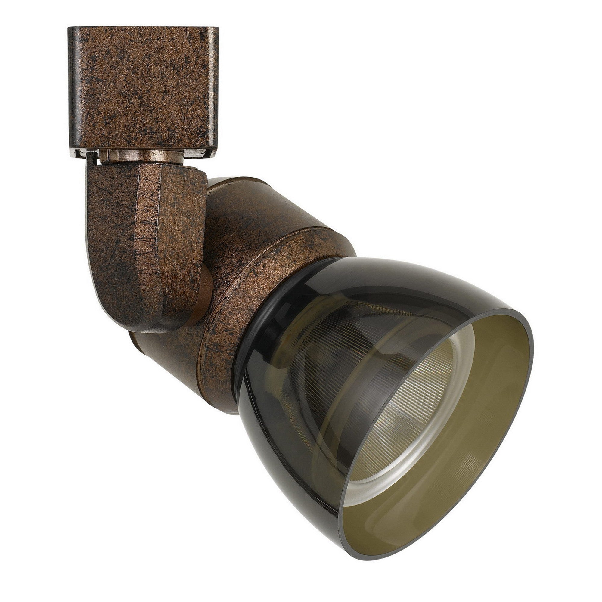 10W Integrated LED Track Fixture with Polycarbonate Head Bronze and Black-zoom-1