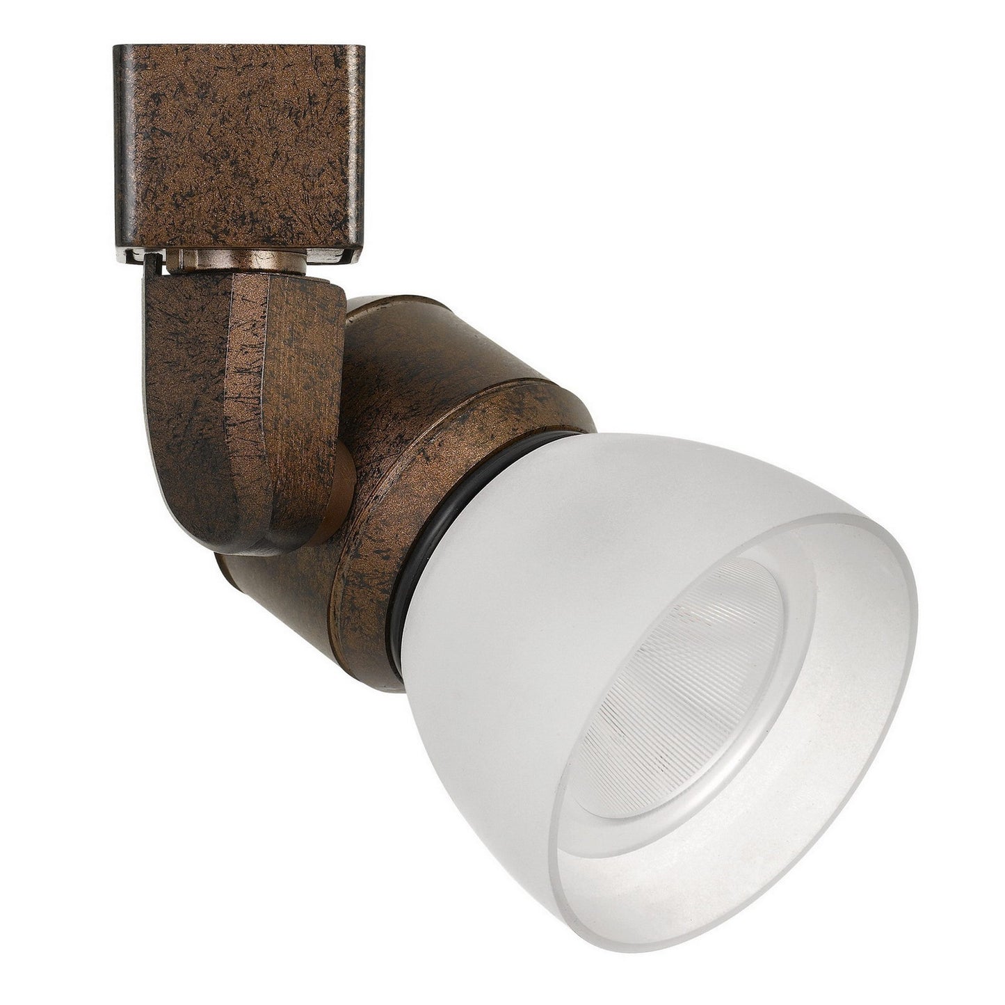 10W Integrated LED Track Fixture with Polycarbonate Head Bronze and White