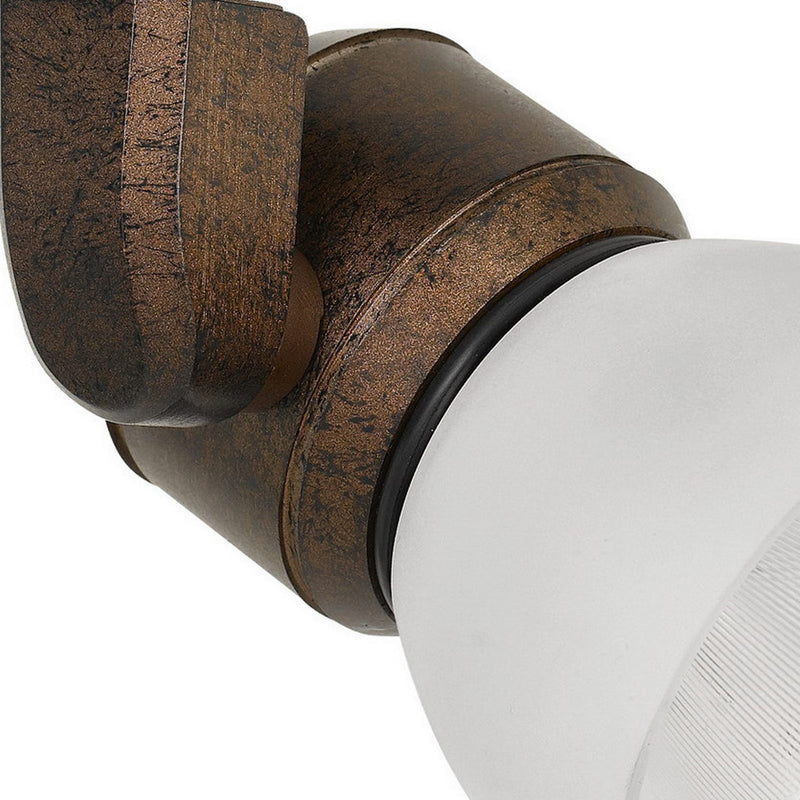 10W Integrated LED Track Fixture with Polycarbonate Head Bronze and White-zoom-