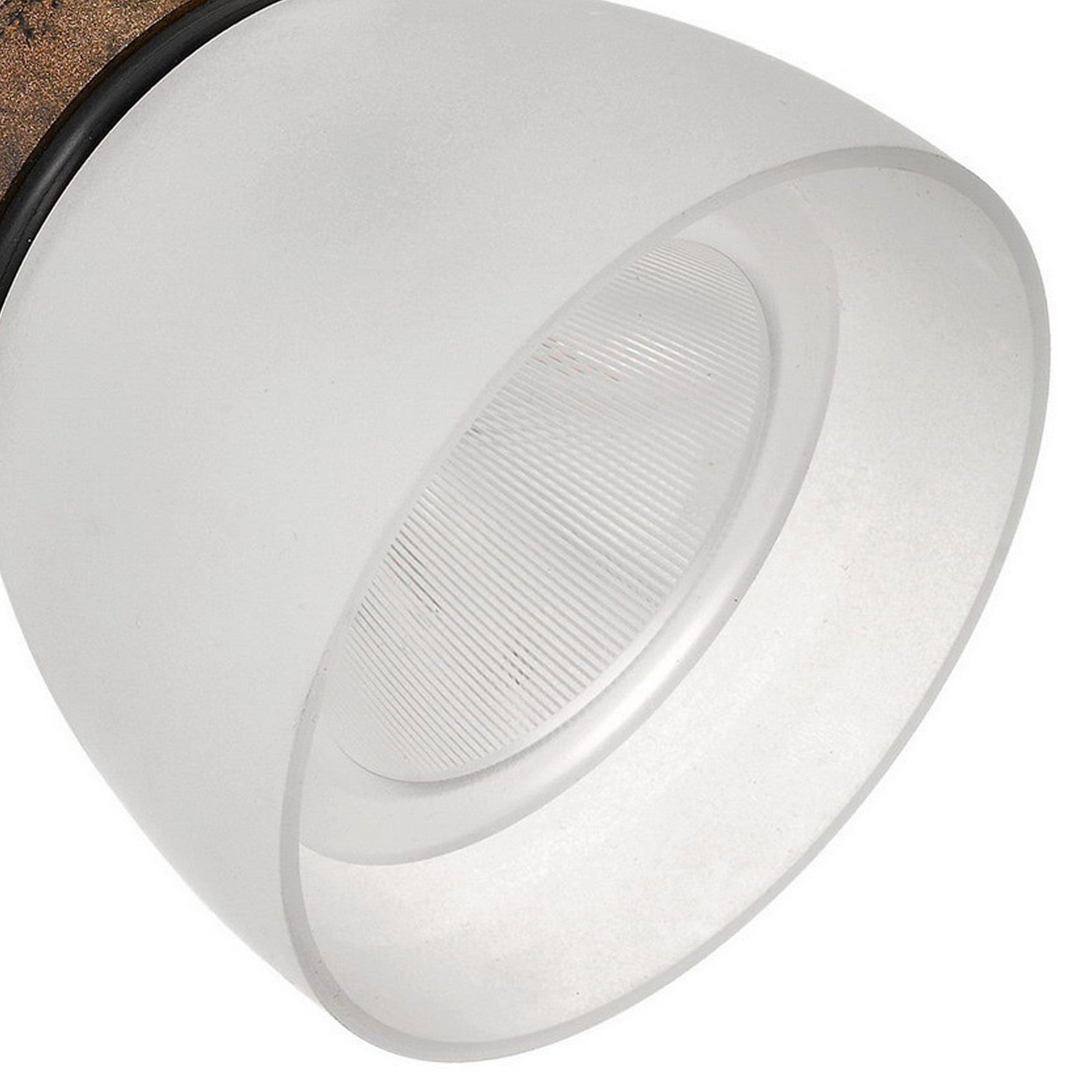 10W Integrated LED Track Fixture with Polycarbonate Head Bronze and White-zoom-4
